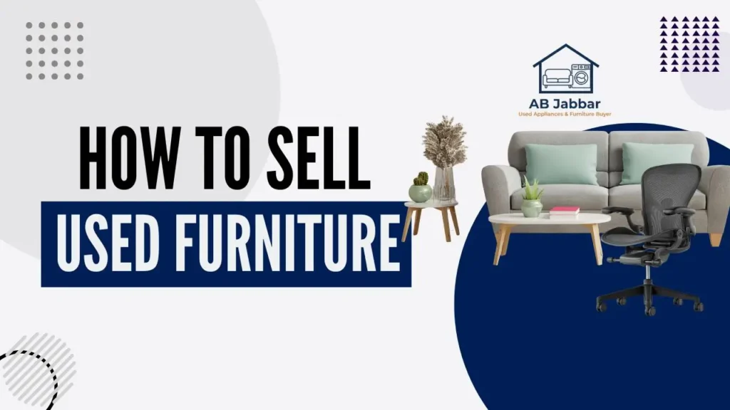 how to sell used furniture