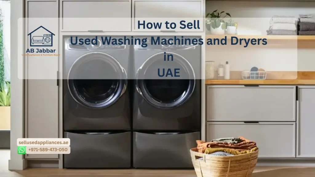 How to sell used washing machine and dryers in UAE